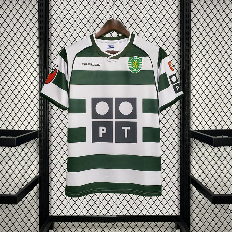 חולצת כדורגל ספורטינג ליסבון רטרו 2001-02