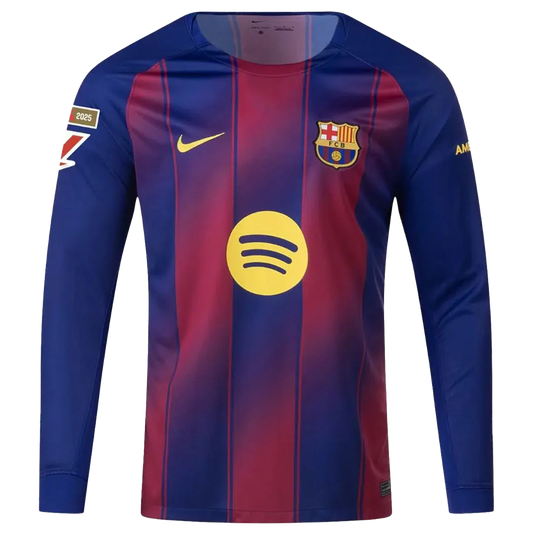 חולצת משחק ארוכה ברצלונה בית 25/26
