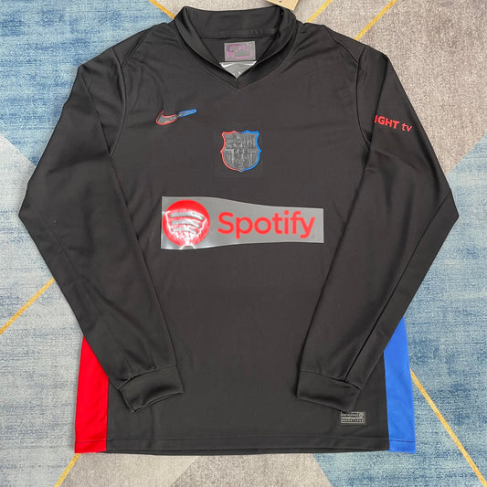 חולצה ארוכה ברצלונה שחורה